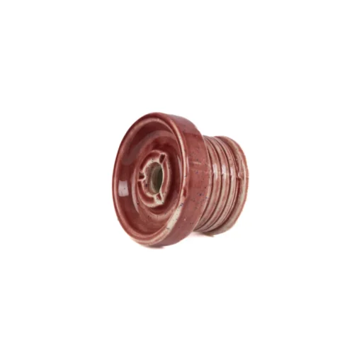 CANDY SINGLE HOLE CERAMIC BOWL RED