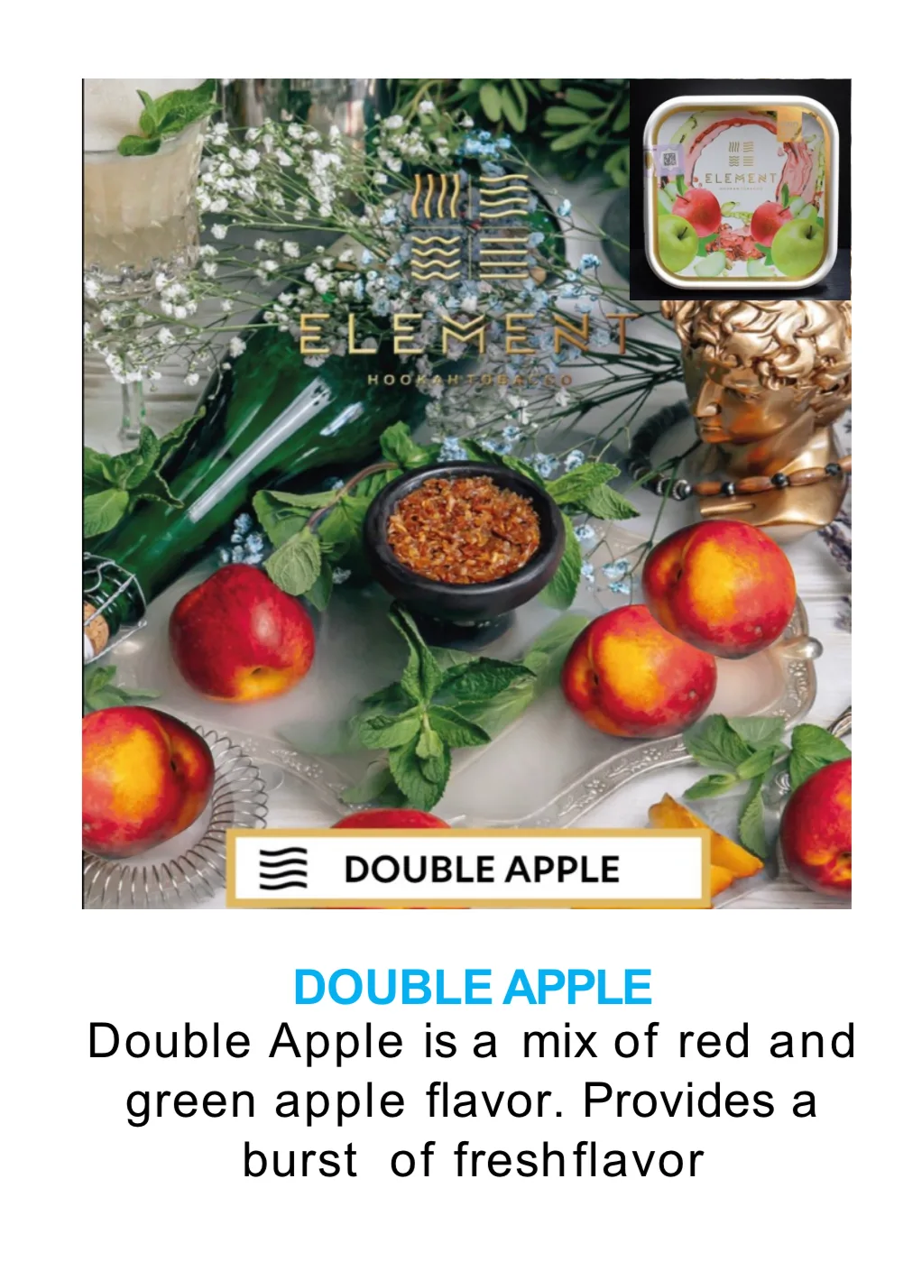 ELEMENT DOUBLE APPLE 250G - Image 2