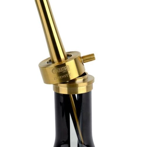 ODUMAN INFINITY HOOKAH - BLACK GLASS-GOLD BODY - Image 5