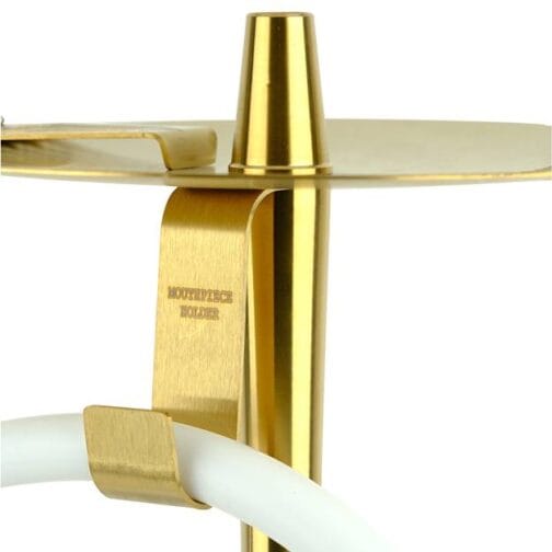 ODUMAN INFINITY HOOKAH - WHITE GLASS-GOLD BODY - Image 3