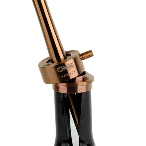 ODUMAN INFINITY HOOKAH - BLACK GLASS-BRONZE BODY - Image 5