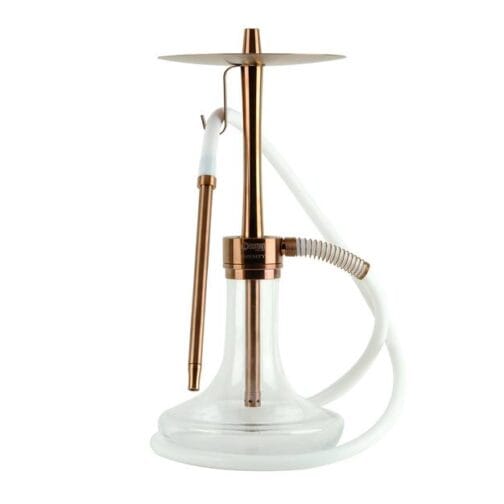 ODUMAN INFINITY HOOKAH - CLEAR GLASS-BRONZE BODY