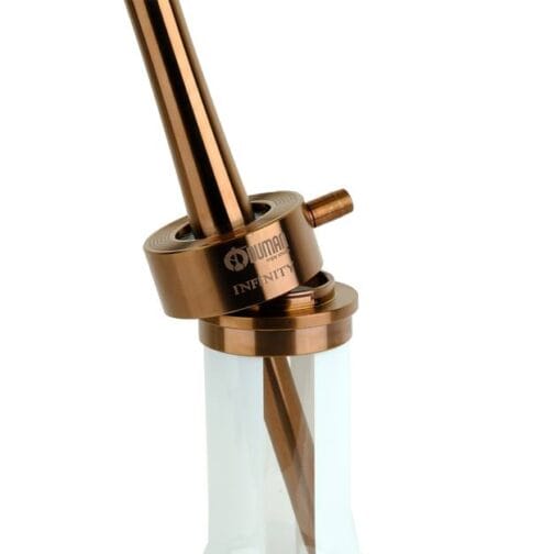 ODUMAN INFINITY HOOKAH - WHITE GLASS-BRONZE BODY - Image 5