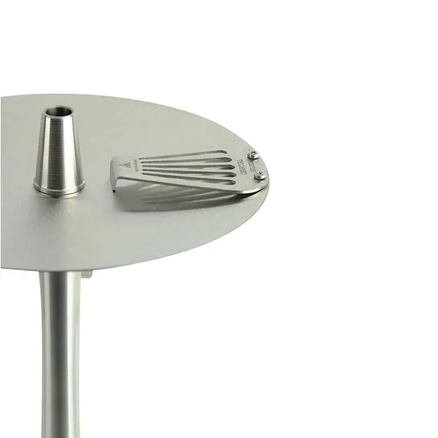 ODUMAN INFINITY HOOKAH - BLACK GLASS-SILVER BODY - Image 2