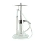 ODUMAN INFINITY HOOKAH - CLEAR GLASS-SILVER BODY
