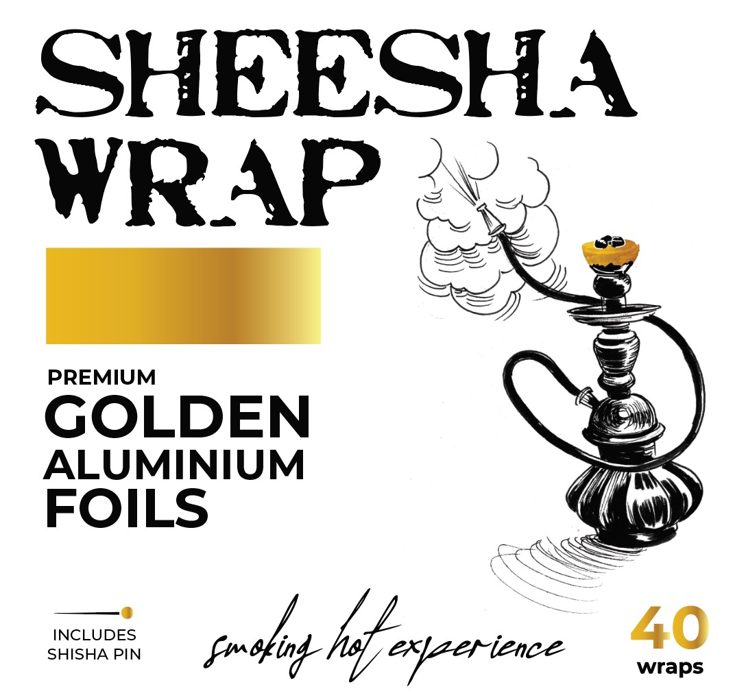 SHEESHA WRAP GOLDEN FOIL 25MIC